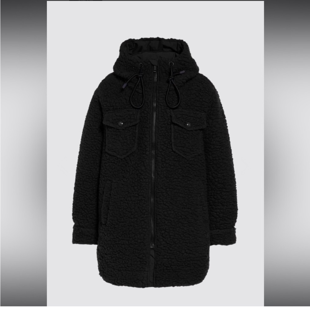 Goldbergh Elyse Shearling Coat in Black US S/M